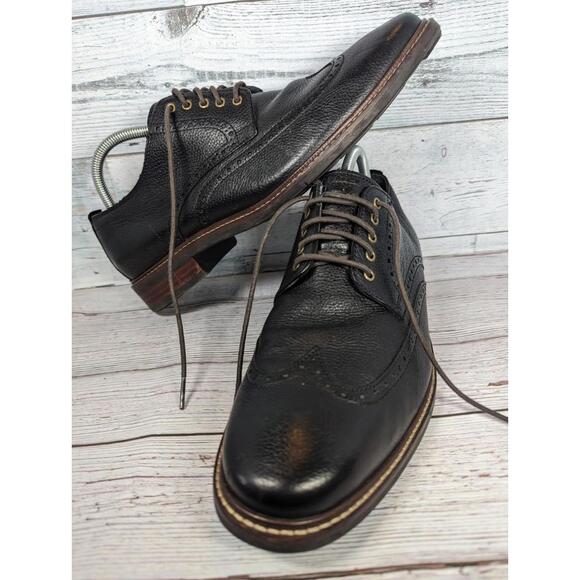 Cole Haan Original Wat Shoes Mens 11M Black Leather Wingtip Oxford Dress C27038 main image 6